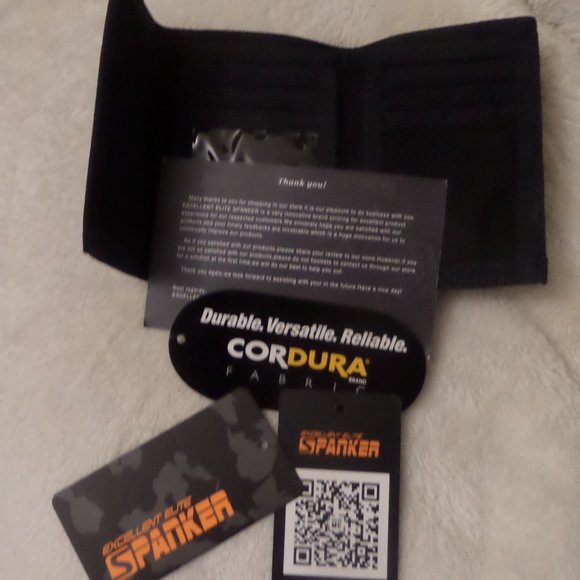 Men's Spanker Tri Fold Canvas Wallet - Picture 2 of 6